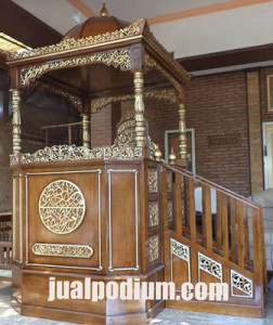 Mimbar Masjid Mewah